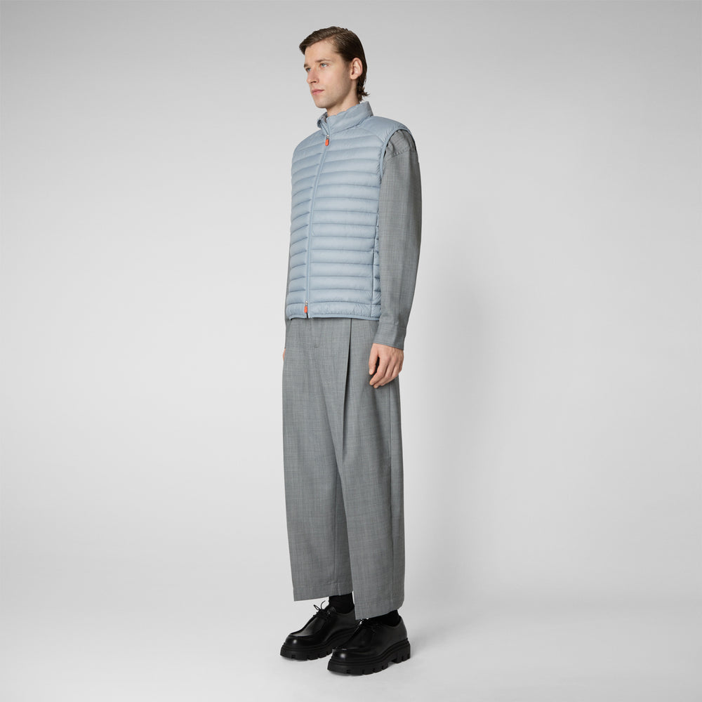 Save the duck Gilet imbottito uomo Adam grigio ardesia chiaro Nuovo