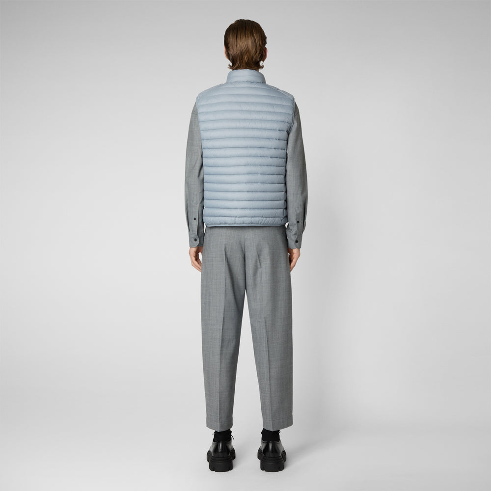 Save the duck Gilet imbottito uomo Adam grigio ardesia chiaro Nuovo