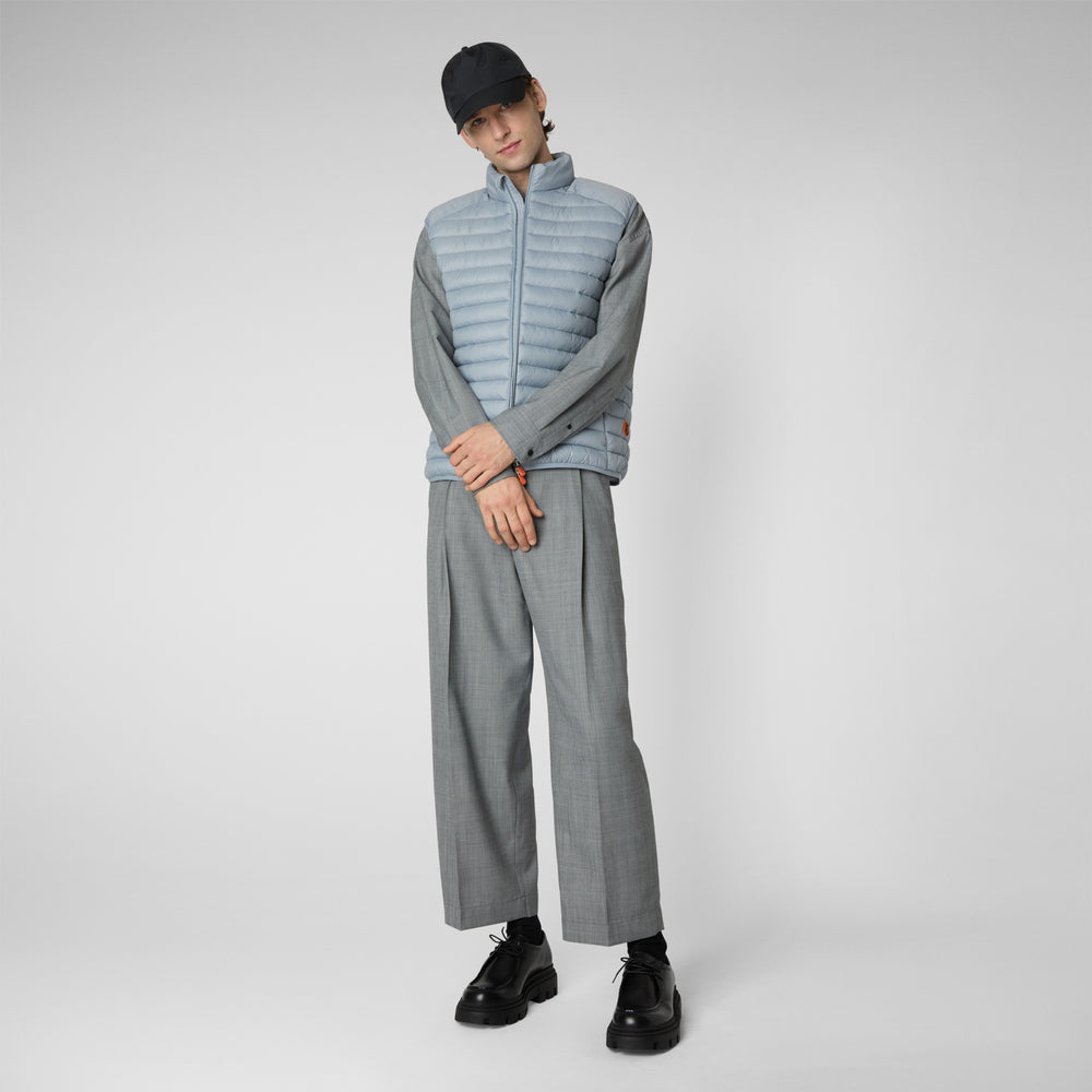 Save the duck Gilet imbottito uomo Adam grigio ardesia chiaro Nuovo