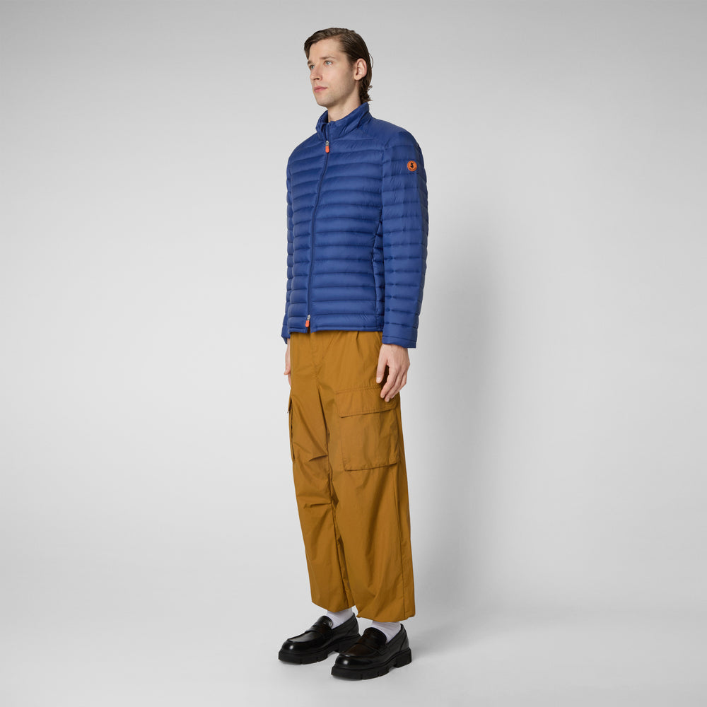 Save the duck Piumino animal free uomo Alexander blu elettrico Spedizione Gratuita