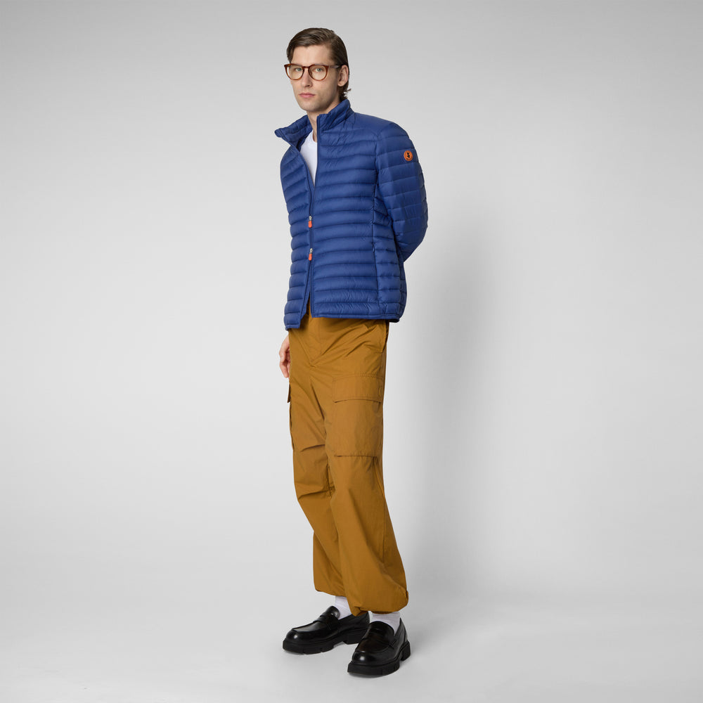 Save the duck Piumino animal free uomo Alexander blu elettrico Spedizione Gratuita