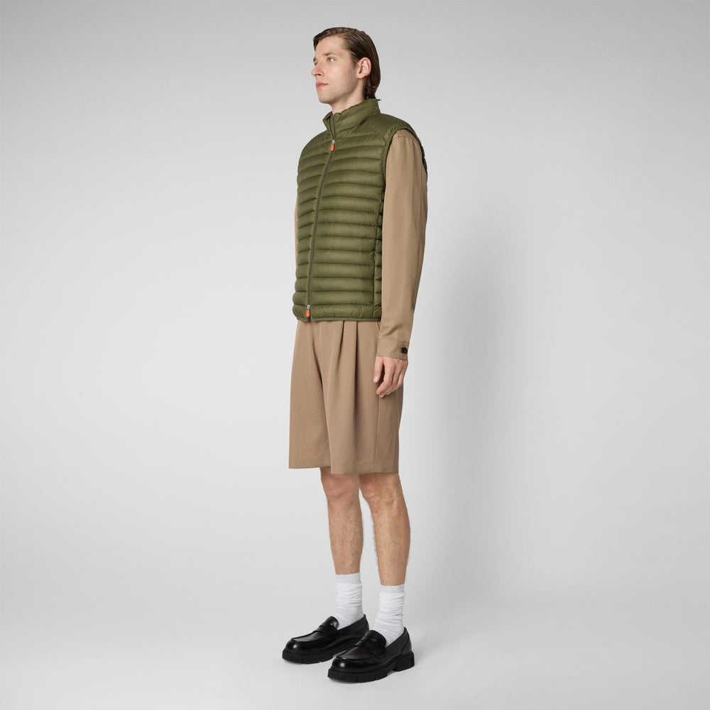 Save the duck Gilet imbottito uomo Adam Verde oliva Offerta