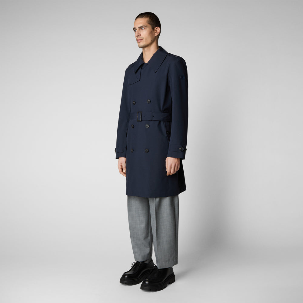 Save the duck Impermeabile uomo Zarek blu Nero In Vendita