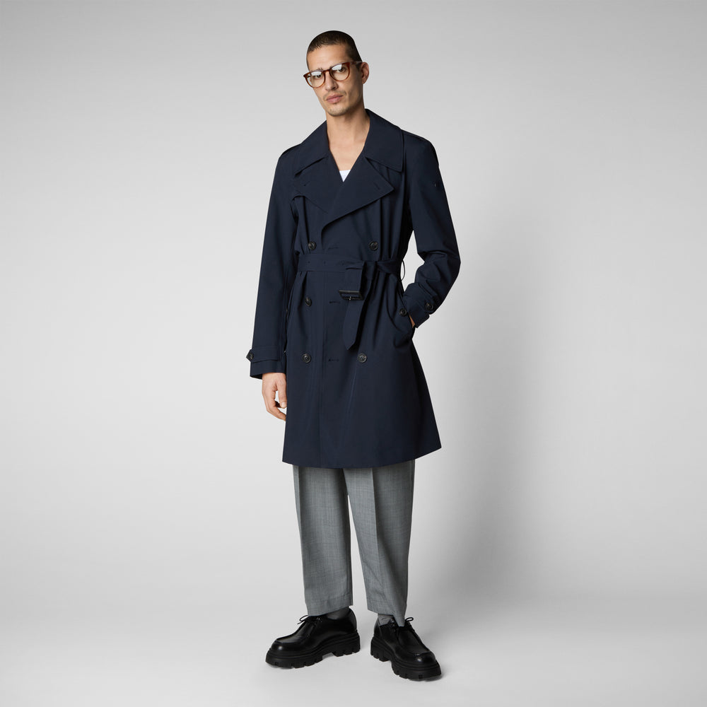 Save the duck Impermeabile uomo Zarek blu Nero In Vendita