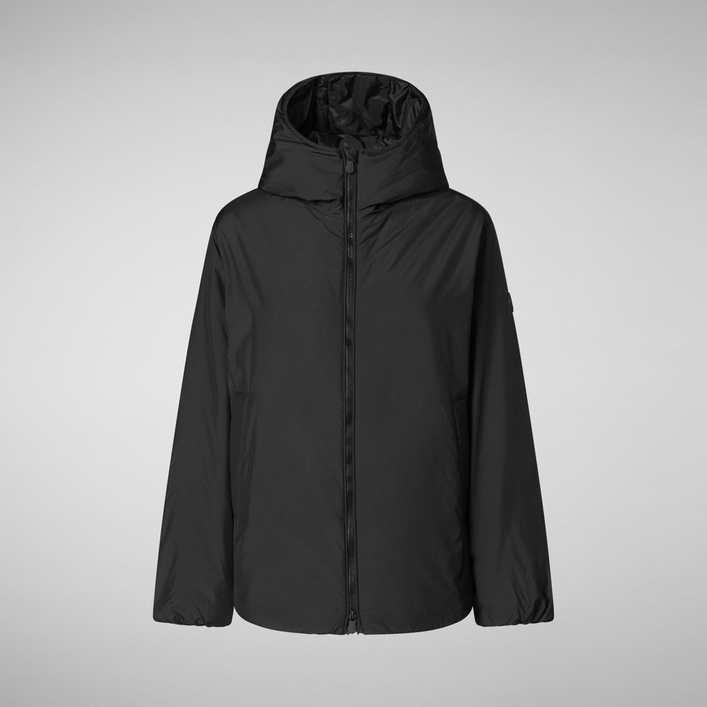 Save the duck CAPPOTTO CON CAPPUCCIO NIAZ NERO Negozio
