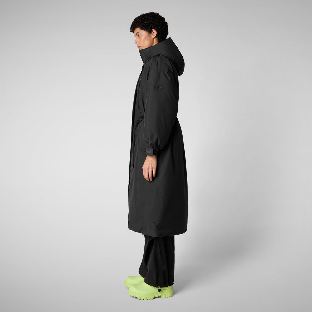 Save the duck PARKA CON CAPPUCCIO DONNA REIRA NERO Moda