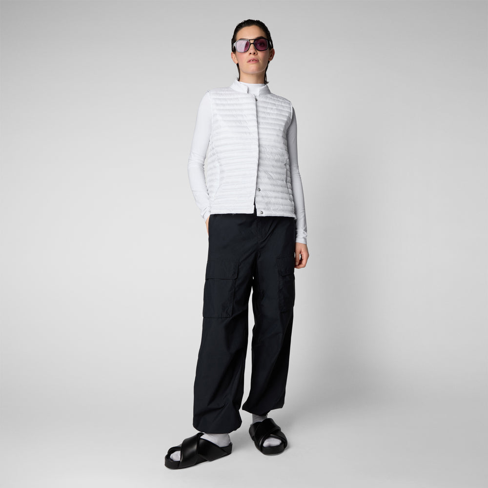 Save the duck Gilet donna Aria bianco 2025