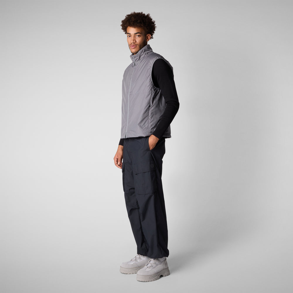 Save the duck GILET UOMO TURNER IN MID GREY Duty-free
