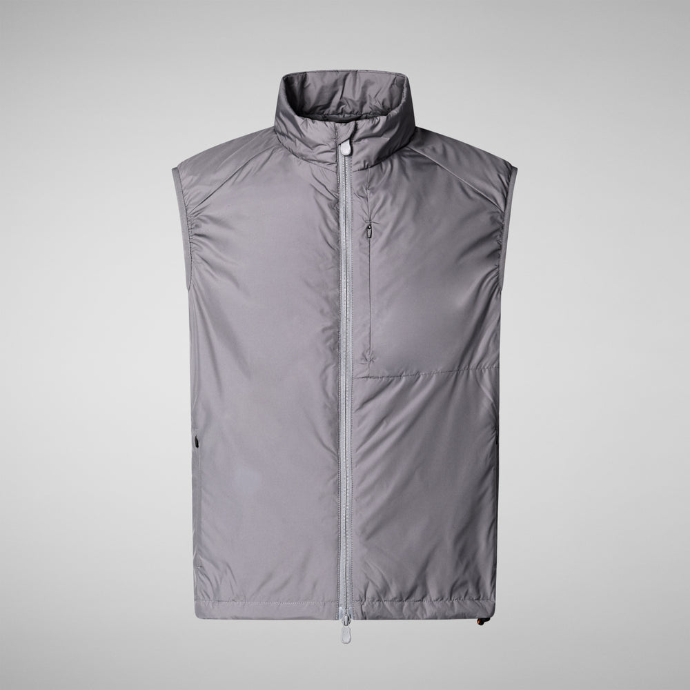 Save the duck GILET UOMO TURNER IN MID GREY Duty-free
