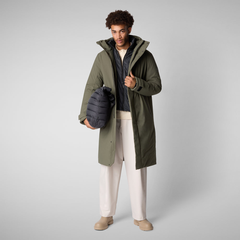 Save the duck PARKA UOMO RODERICK IN LAUREL GREEN Qualità Garantita