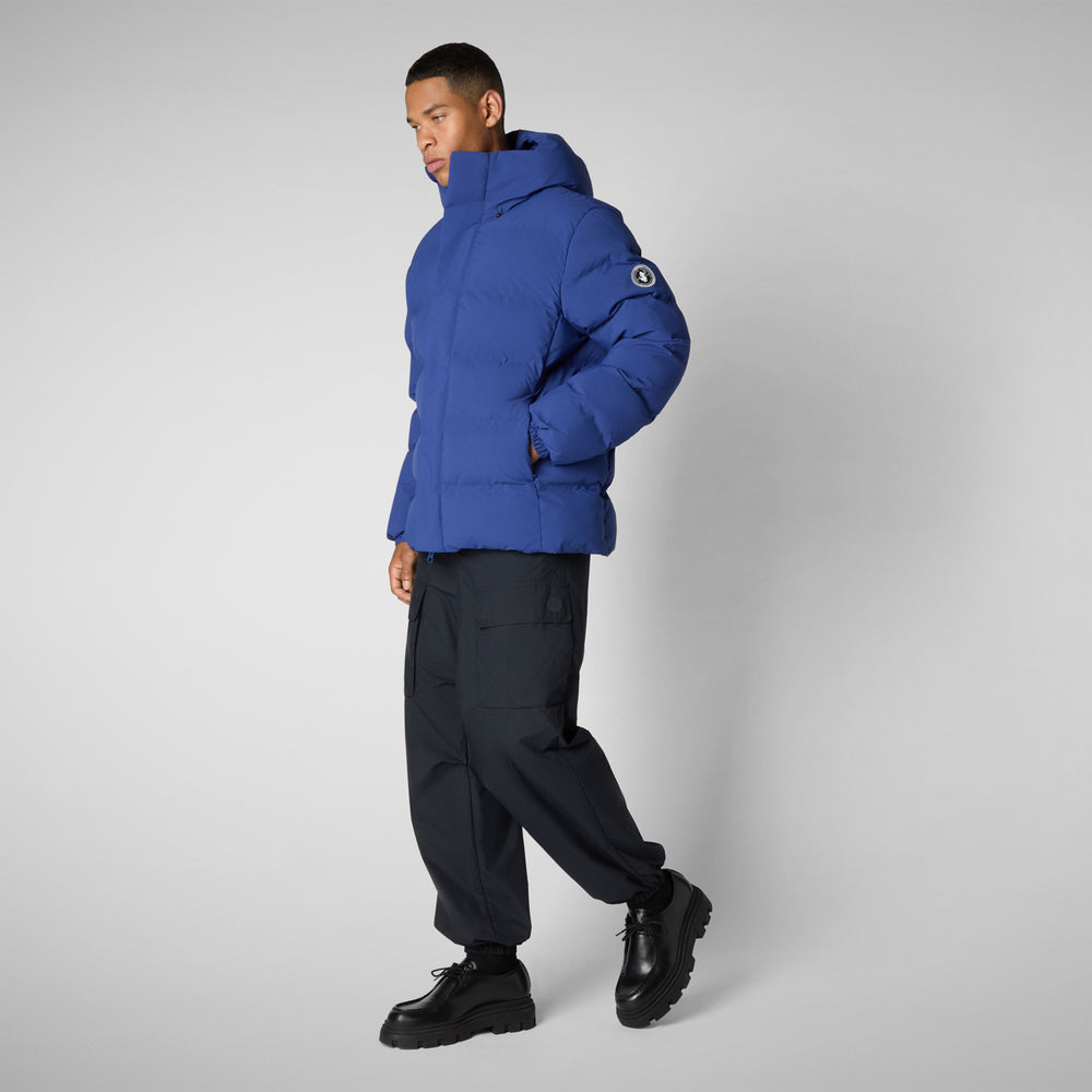 Save the duck PARKA UOMO LELAND IN ECLIPSE BLUE Negozi Online