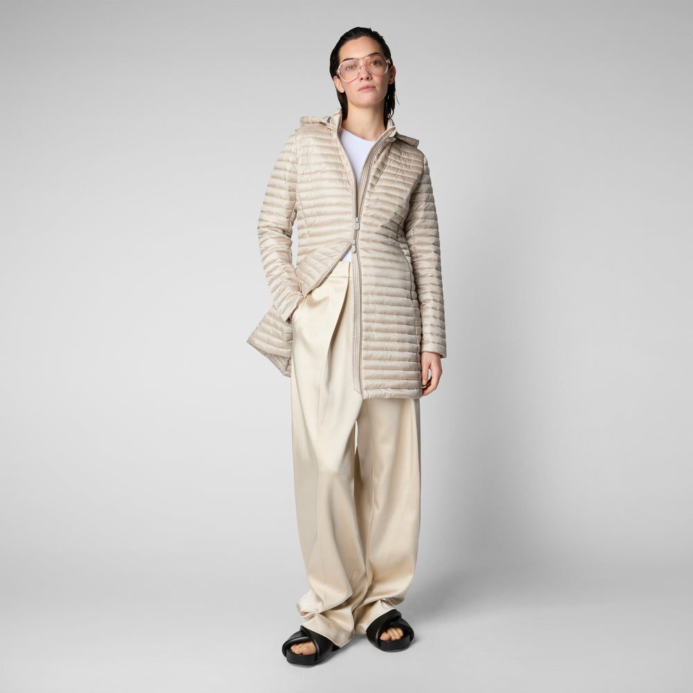 Save the duck Piumino animal free donna Megs beige sabbia Prezzo Ridotto