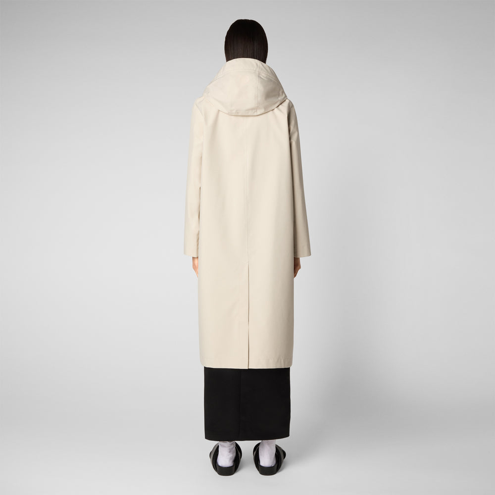 Save the duck Impermeabile donna Asia beige crema Sottocosto