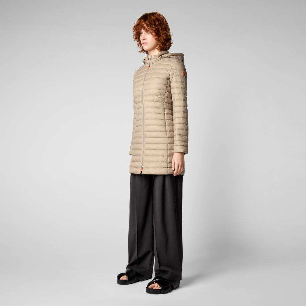 Save the duck Piumino animal free donna Bryanna Beige duna Convenienza