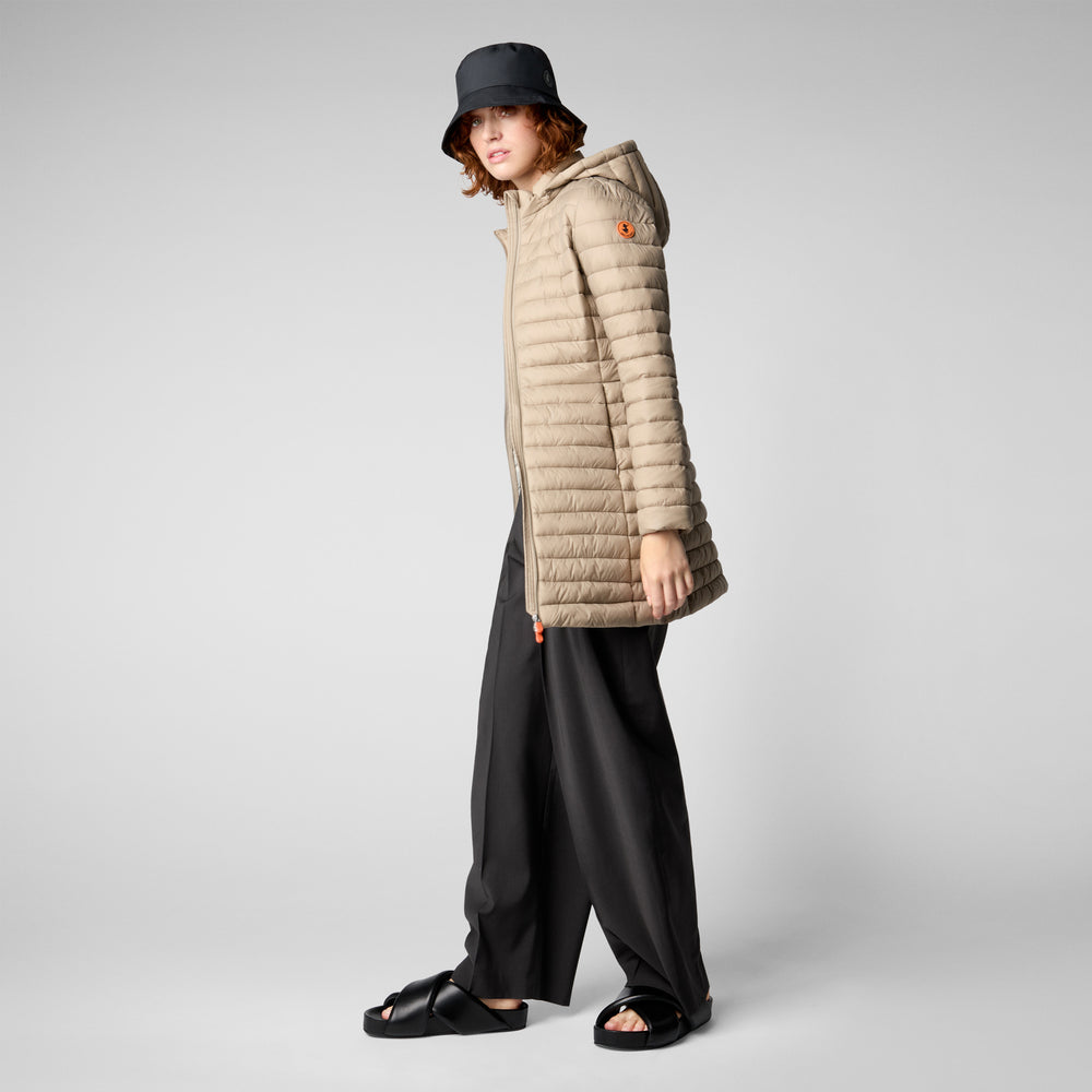 Save the duck Piumino animal free donna Bryanna Beige duna Convenienza