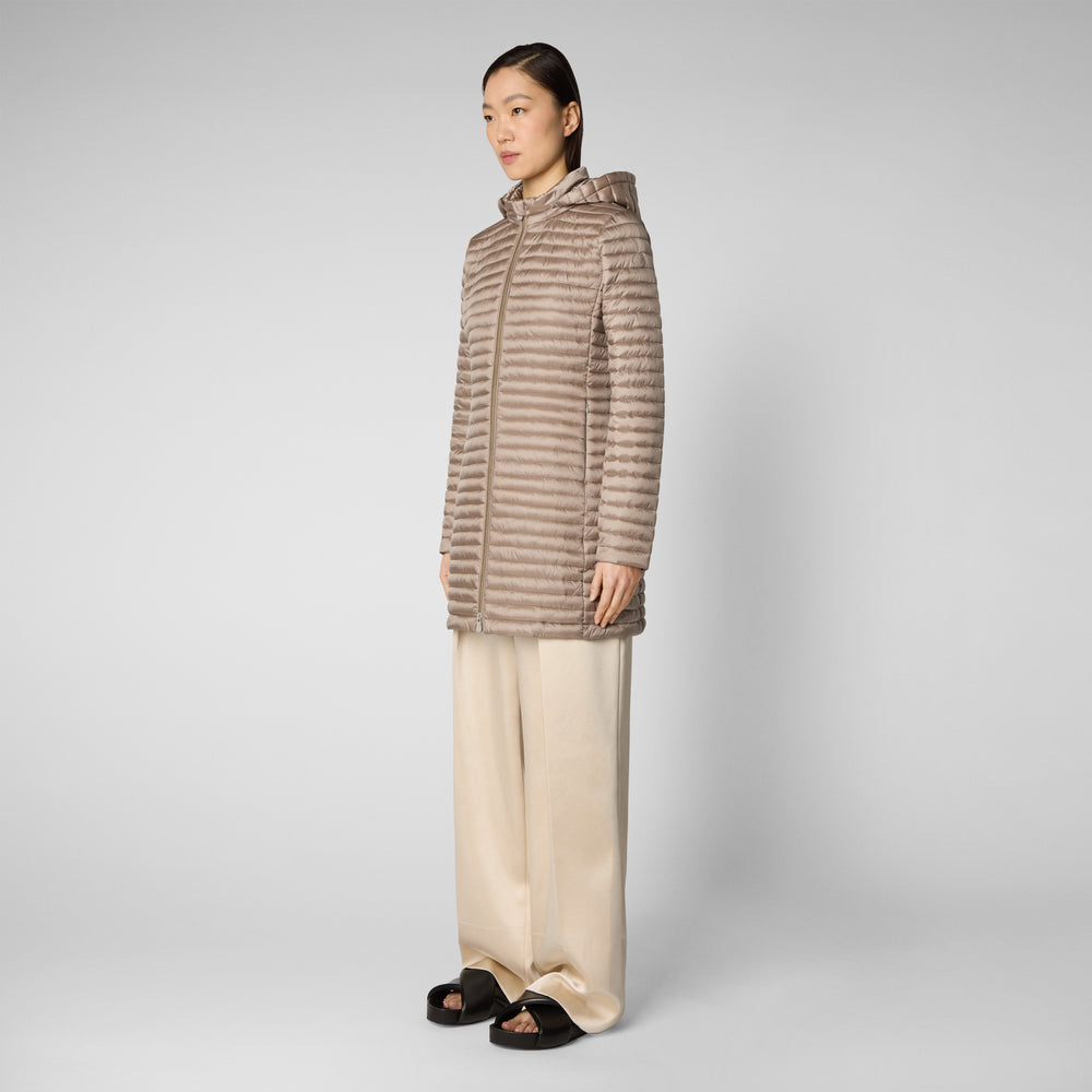 Save the duck Piumino animal free donna Megs grigio perla Outlet