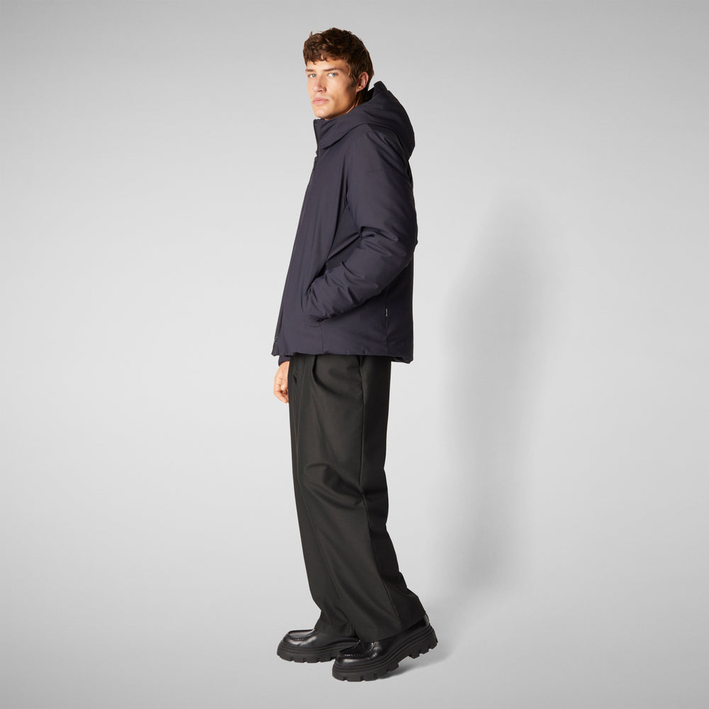 Save the duck PARKA UOMO SABAL IN BLU NERO In Vendita