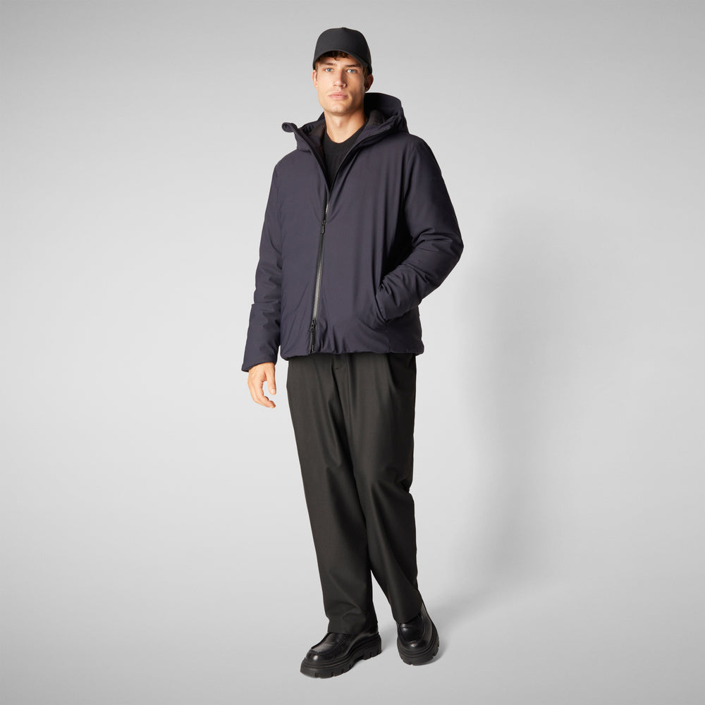 Save the duck PARKA UOMO SABAL IN BLU NERO In Vendita