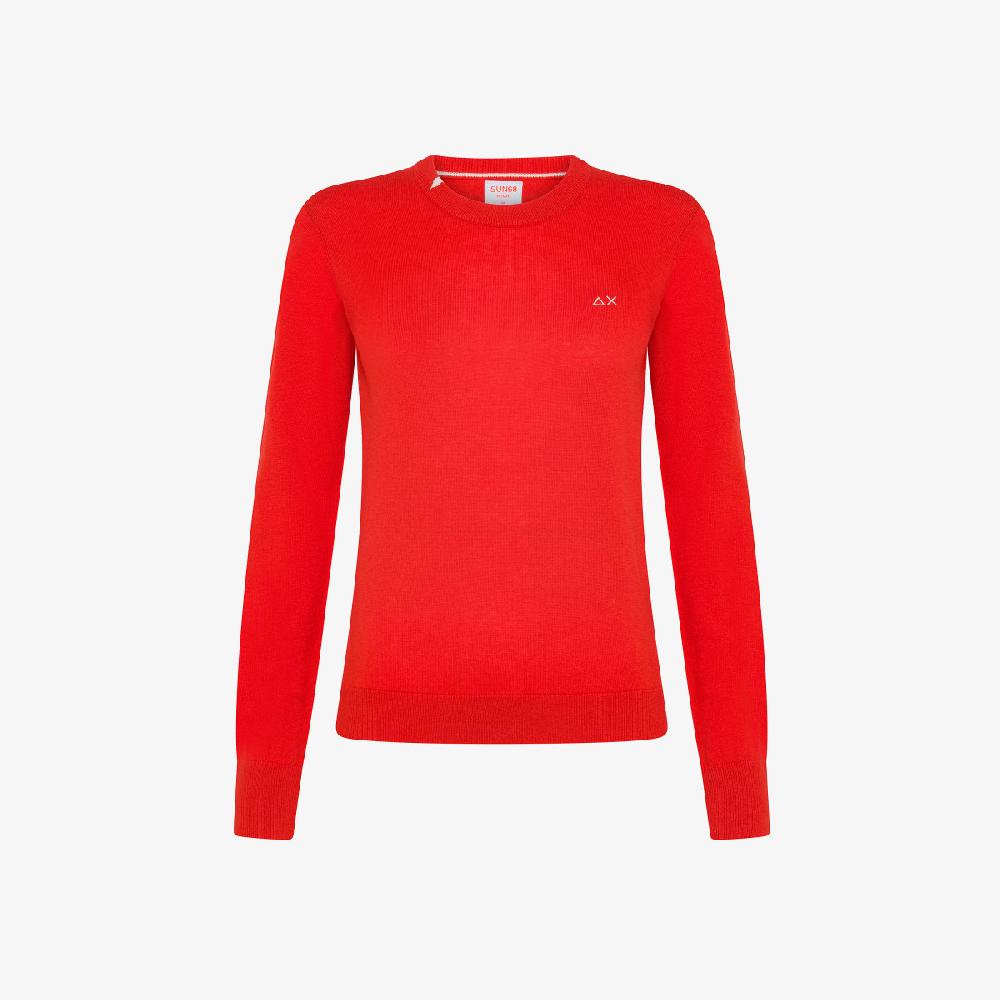 Sun 68 Maglia In Lana E Cotone - Donna Sottocosto