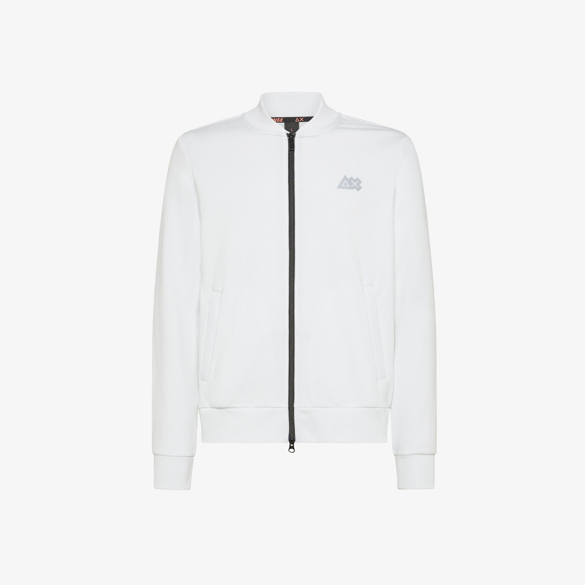 Sun 68 Felpa In Cotone Con Zip - Uomo Offerte speciali