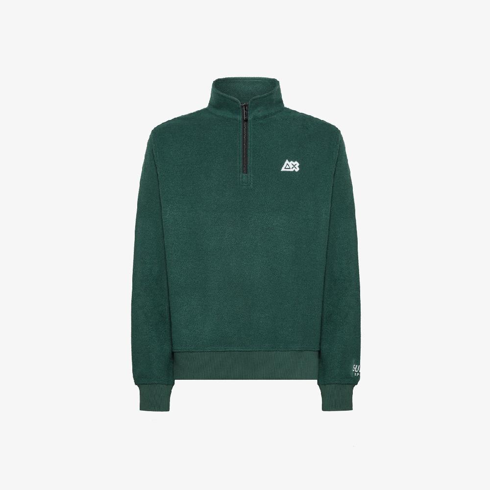 Sun 68 Felpa In Cotone Con Zip - Uomo ACQUISTA ORA