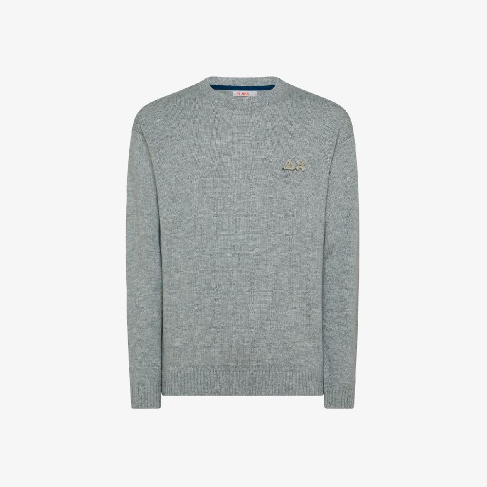 Sun 68 Maglia In Lana E Cashmere - Uomo Black Friday