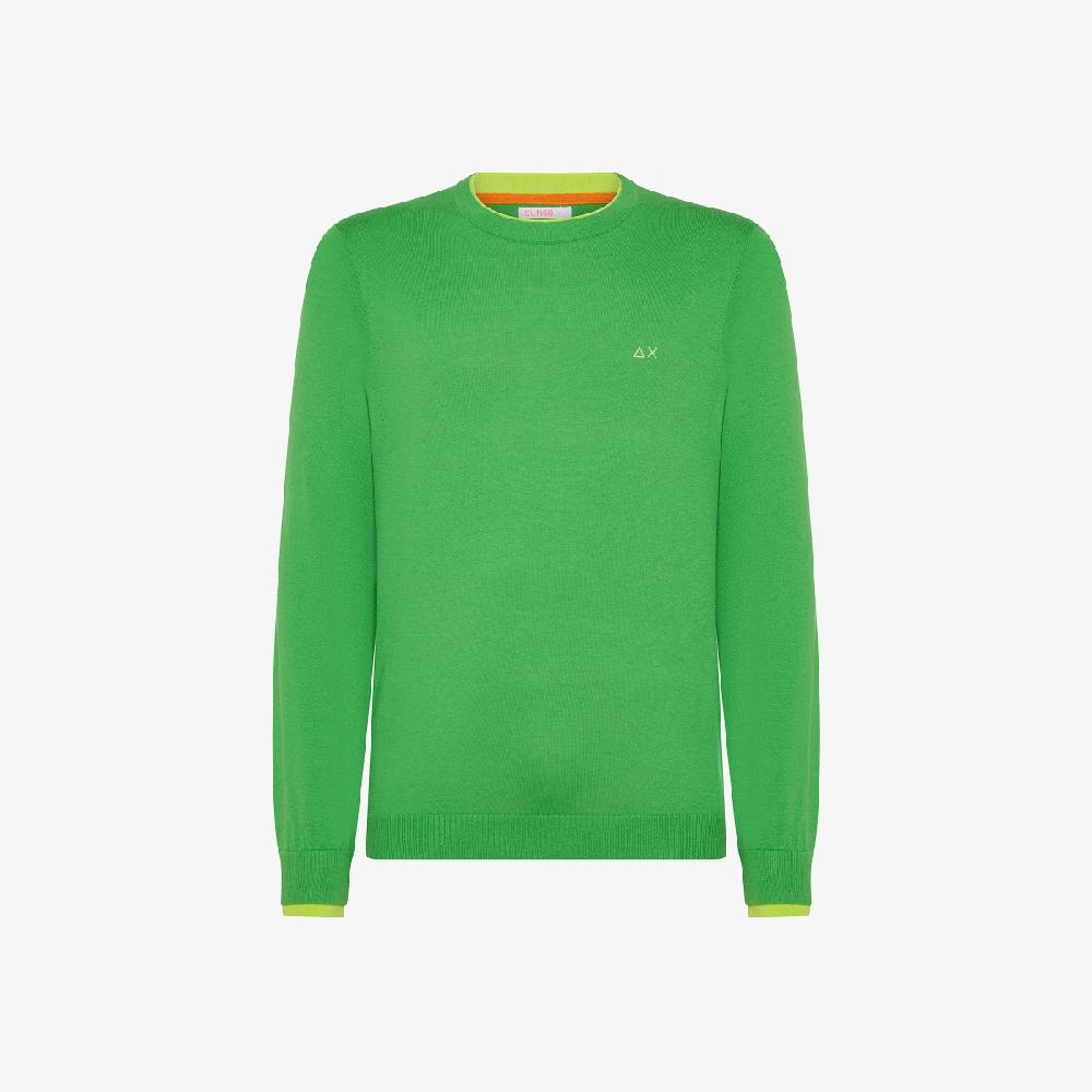 Sun 68 Maglia In Lana E Cotone - Uomo Promozione temporanea