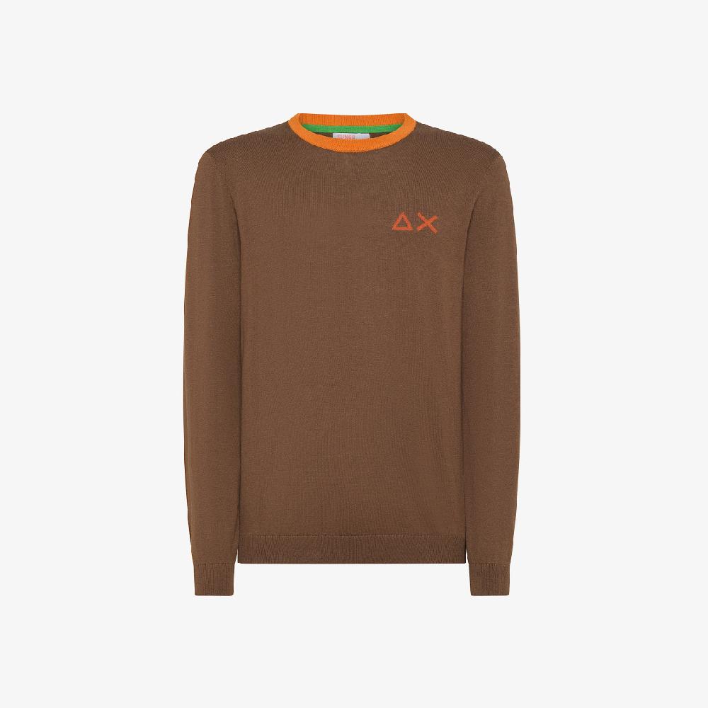 Sun 68 Maglia In Lana E Cotone - Uomo Black Friday Prezzi