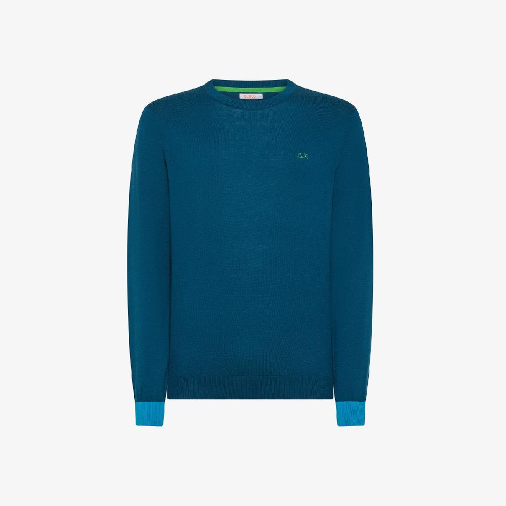 Sun 68 Maglia In Lana E Cotone - Uomo Nuovo