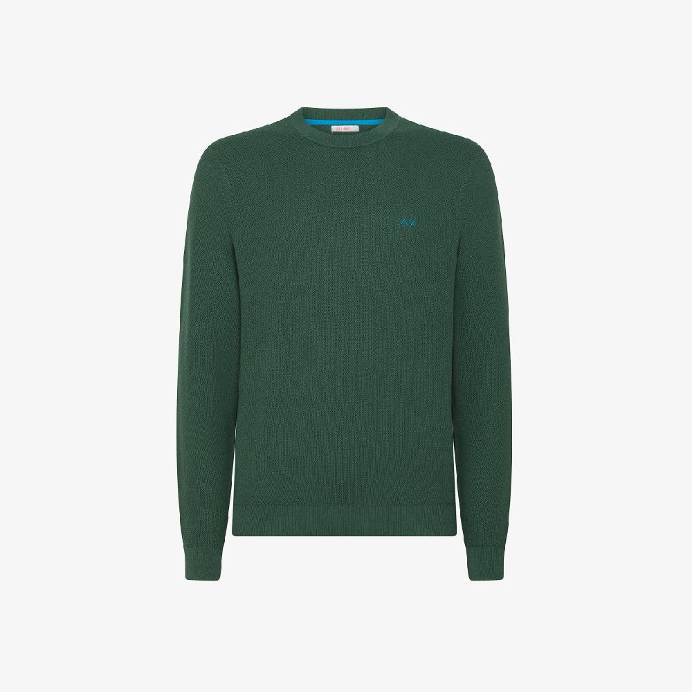 Sun 68 Maglia In Piquet Di Lana E Cotone - Uomo Pezzi Unici