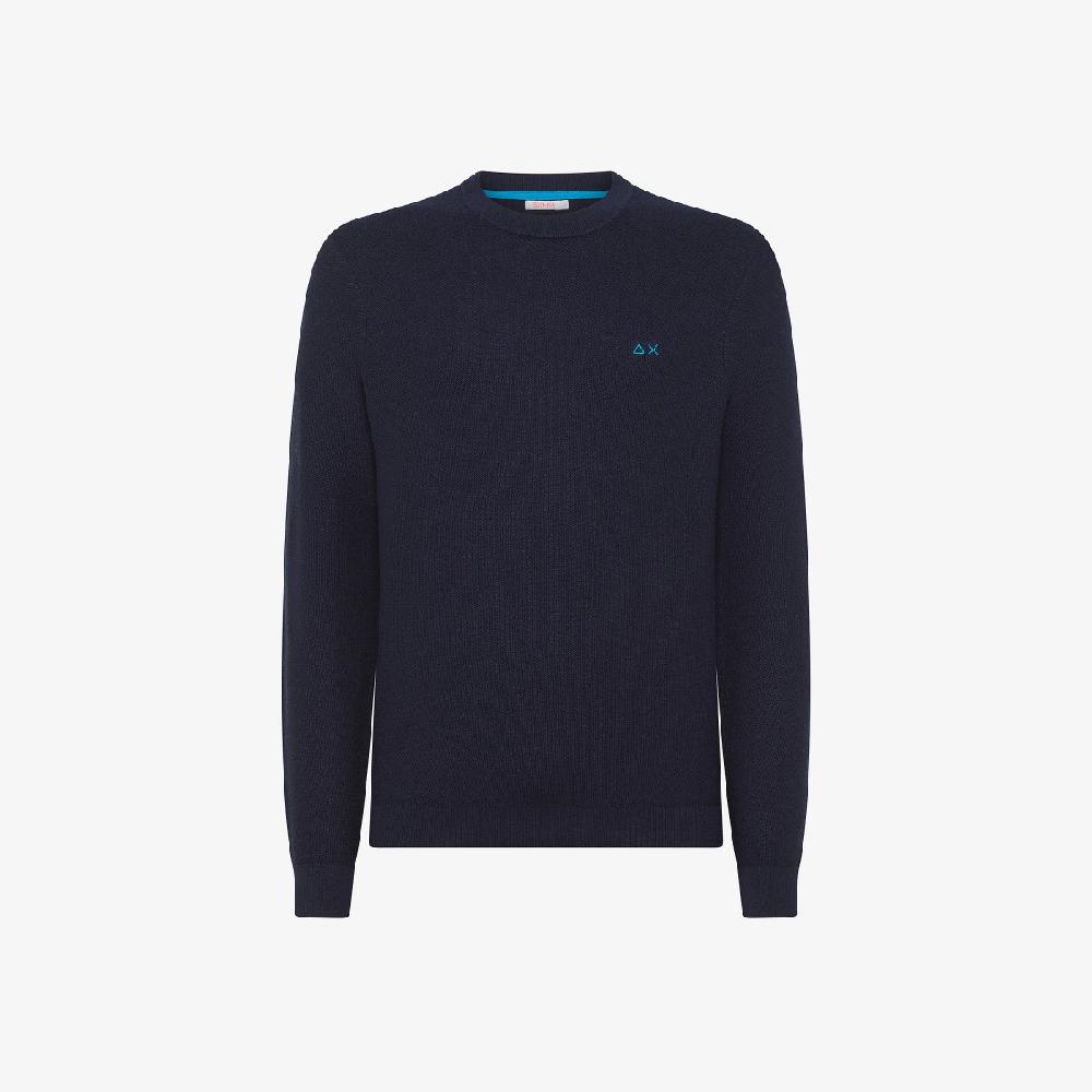 Sun 68 Maglia In Piquet Di Lana E Cotone - Uomo In Vendita