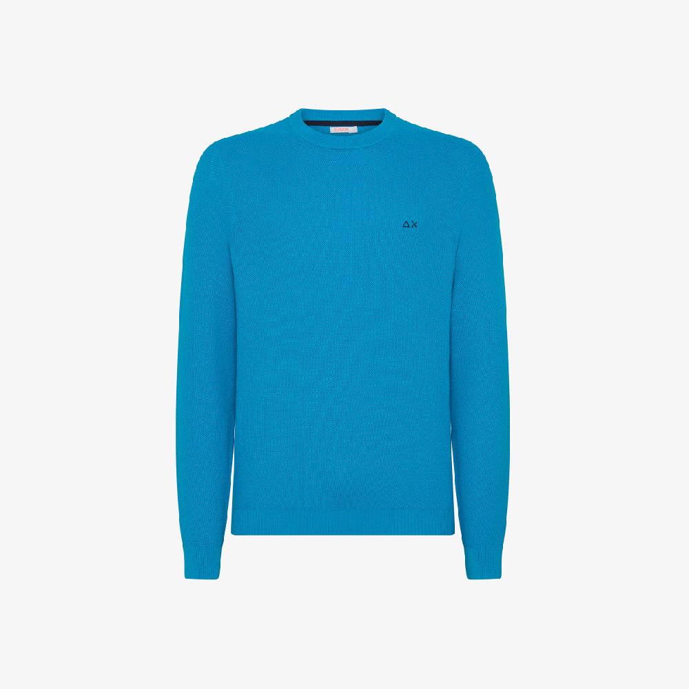 Sun 68 Maglia In Piquet Di Lana E Cotone - Uomo Saldi