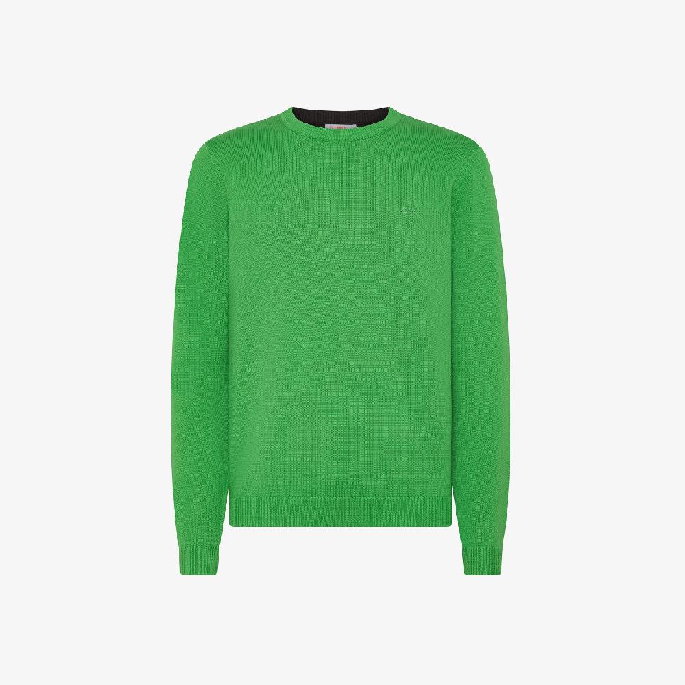 Sun 68 Maglia In Lana E Cotone - Uomo Black Friday Prezzi