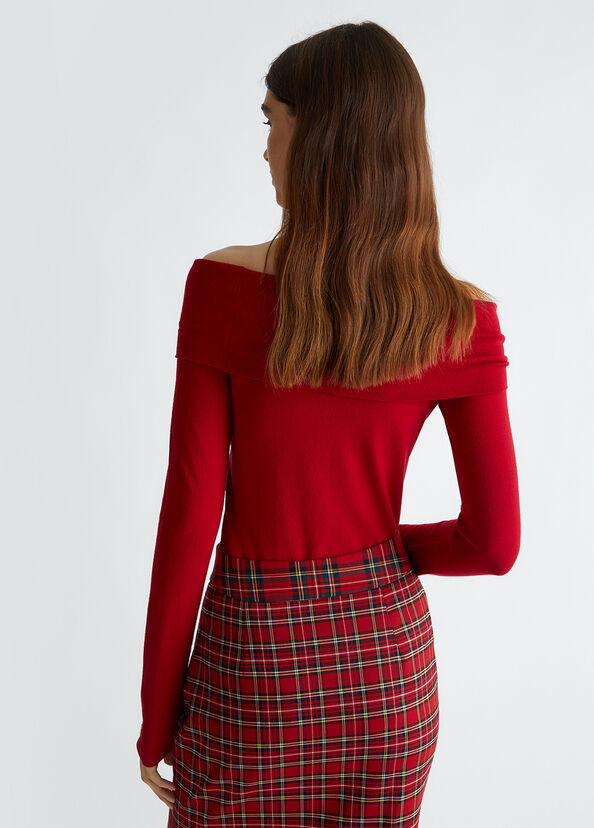 Liu Jo Body rosso con cut-out Online