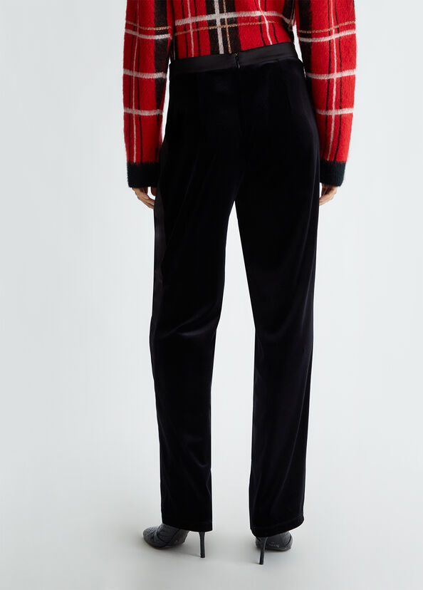 Liu Jo Pantaloni eleganti in velluto In Vendita