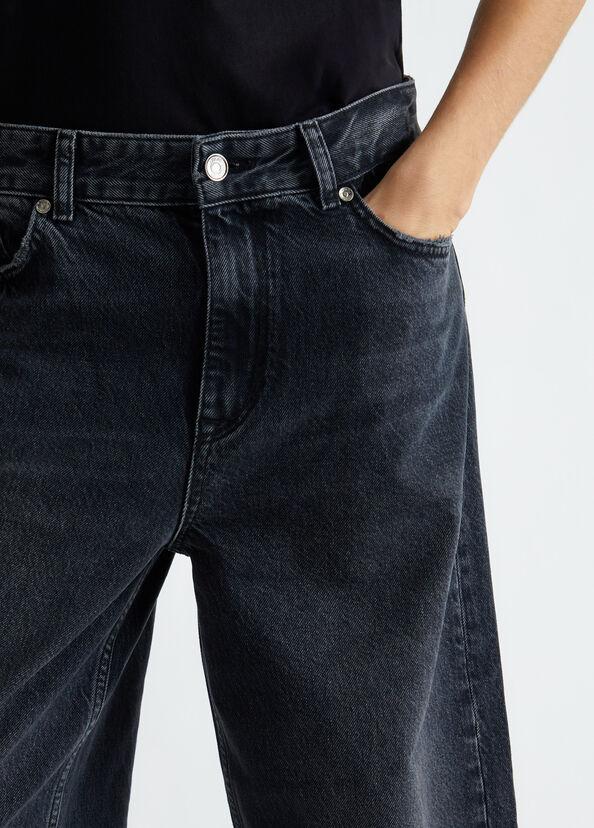 Liu Jo Jeans cropped con piume Saldi Di Fabbrica