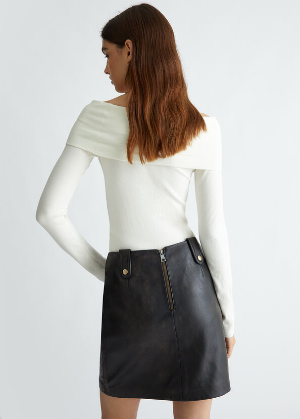 Liu Jo Body bianco con cut-out Moda
