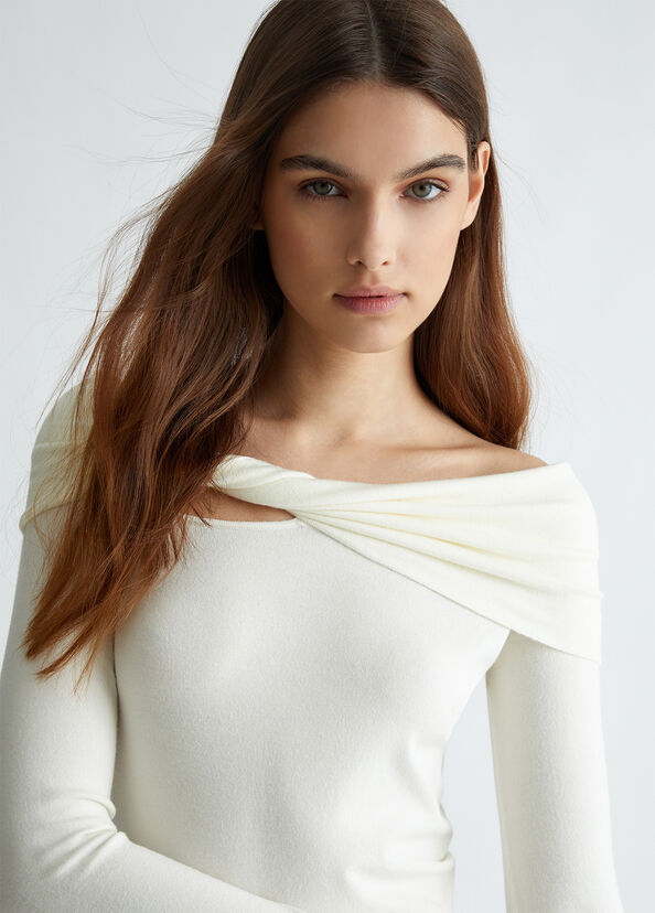 Liu Jo Body bianco con cut-out Moda