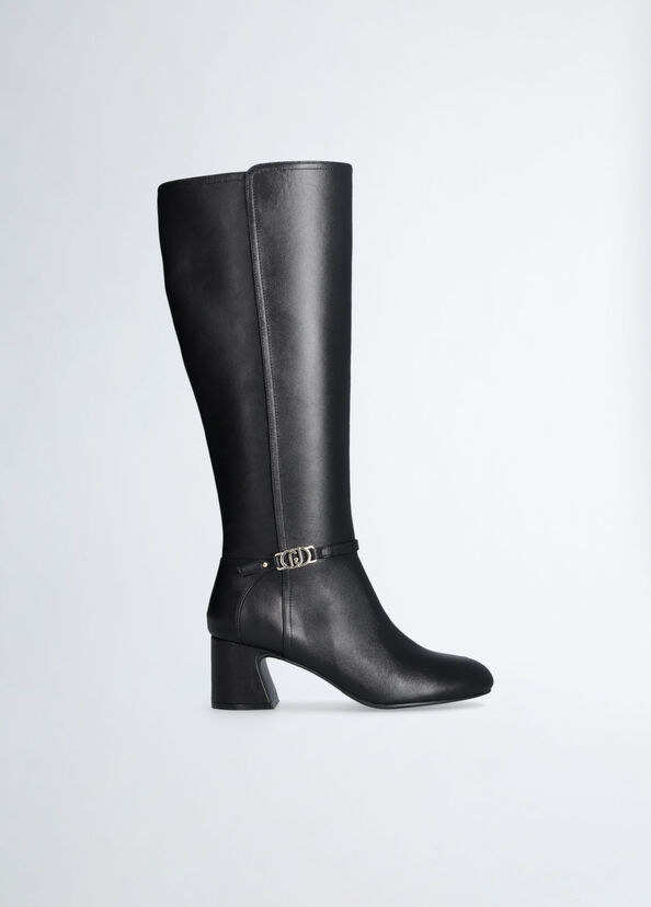 Liu Jo Stivali alti in pelle Outlet