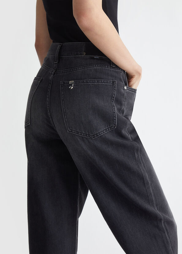 Liu Jo Jeans flare in cotone Vendita Calda