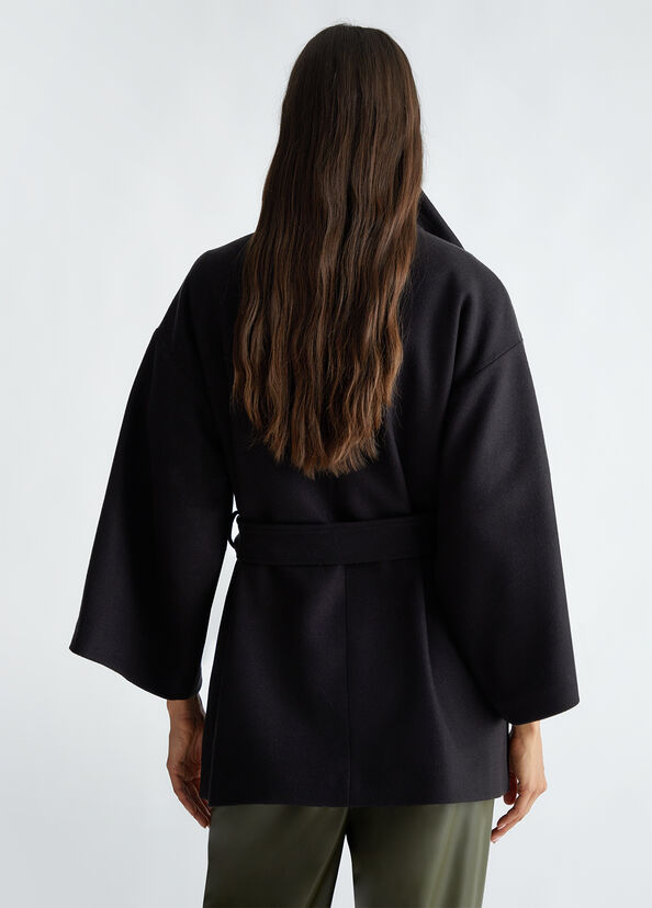 Liu Jo Cappotto corto in misto lana Italia