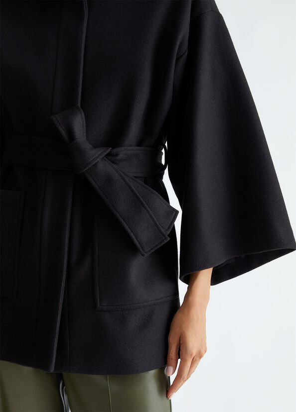 Liu Jo Cappotto corto in misto lana Italia
