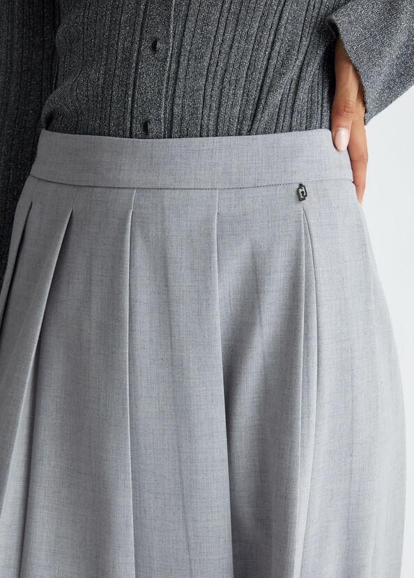 Liu Jo Gonna a pieghe in twill Pezzi Unici