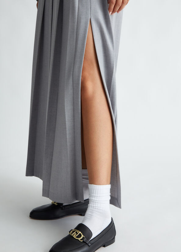 Liu Jo Gonna a pieghe in twill Pezzi Unici