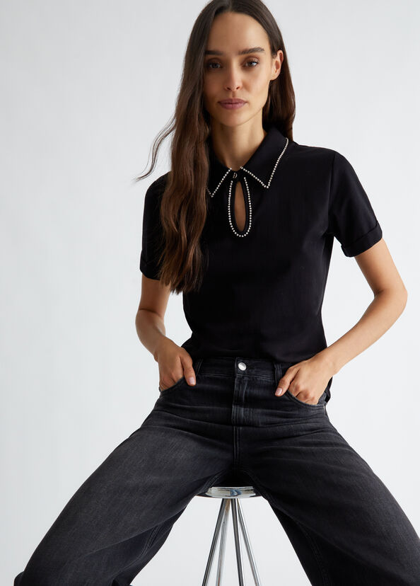 Liu Jo Polo con strass Soddisfazione Garantita