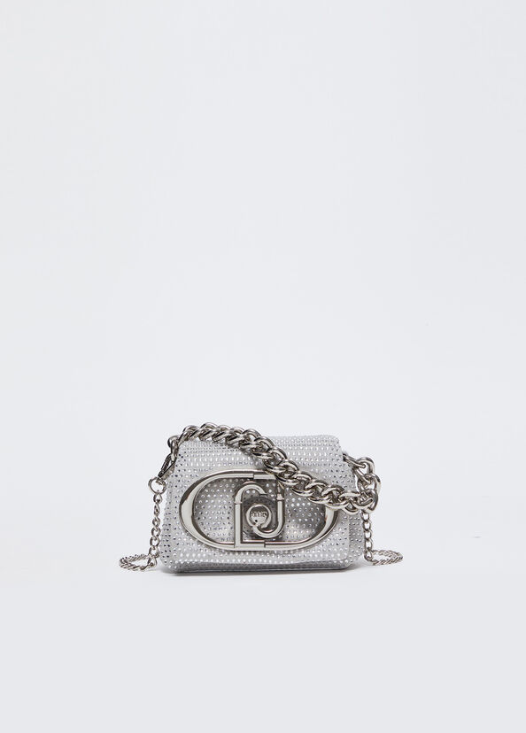 Liu Jo Mini borsa LaPuffy con strass Economico