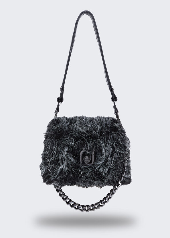 Liu Jo Borsa LaPuffy in pelliccia sintetica Vendite Flash