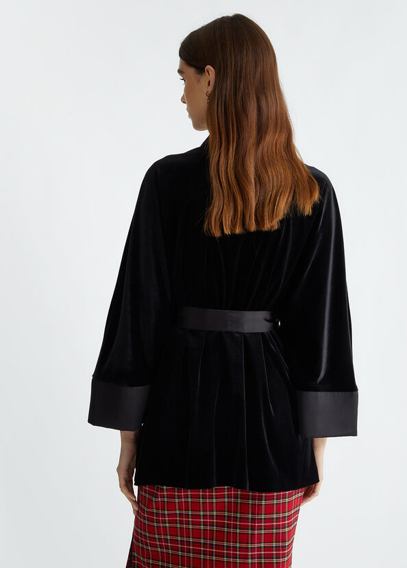 Liu Jo Giacca kimono in velluto Italy