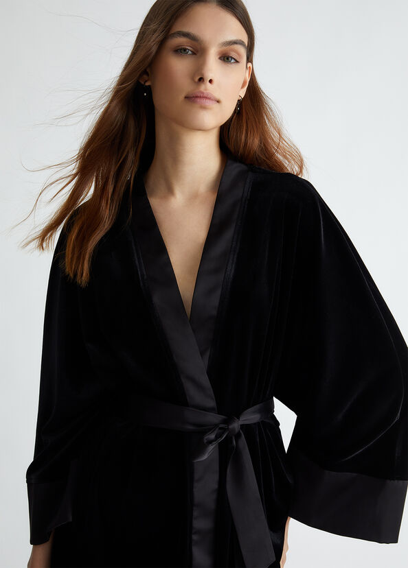 Liu Jo Giacca kimono in velluto Italy
