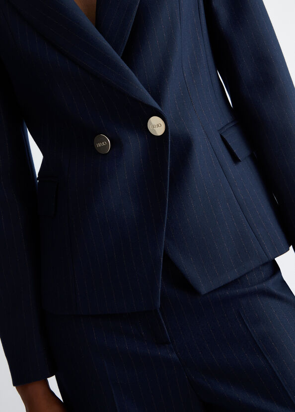 Liu Jo Blazer in flanella gessata Novità
